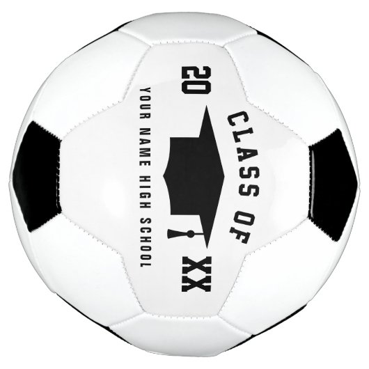 20XX年卒業パーティーのサッカーボールのクラス サッカーボール (回転)