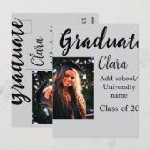 20xx年度卒業おめでとうクラス名を入力 ポストカード (正面/裏面)