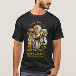 20XX年度卒業生の誇りな父 | フォトコラージュ Tシャツ