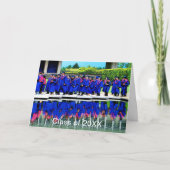 20XX年度 卒業クラス 水彩画風 カード (正面)