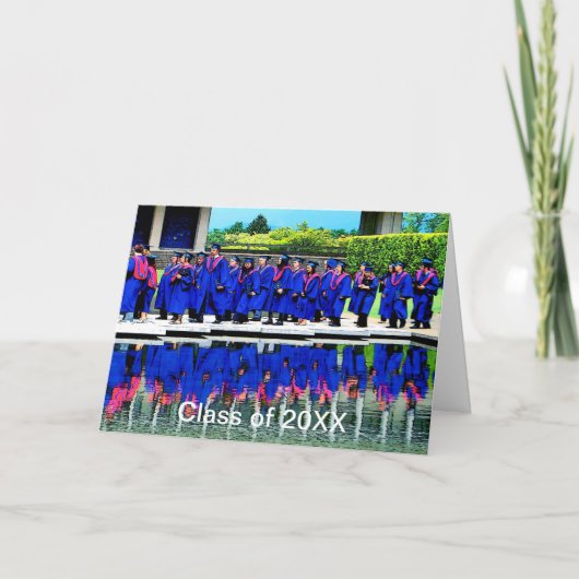 20XX年度 水彩風卒業クラス カード (正面)