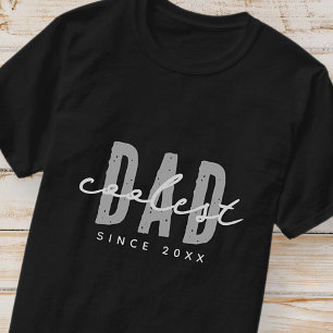 20XX年生まれ最強のパパ モダン シンプル おしゃれ Tシャツ