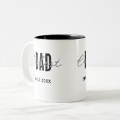 20XX年生まれ最高のパパ マグカップ (正面左)