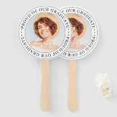 20XX年誇りを持った卒業の写真モダンより ハンドファン (正面&裏面)