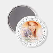 20XX年誇りを持った卒業の写真モダンより マグネット (正面/裏面)