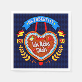 20xx年10月20日Ich Liebe Dich スタンダードカクテルナプキン