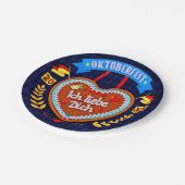 20xx年10月20日Ich Liebe Dich 7" ペーパープレート (アングル)