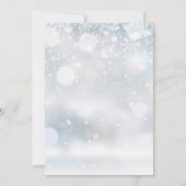 20XX年 何年か 家庭のフォトコラージュ 雪の休日 シーズンカード (裏面)