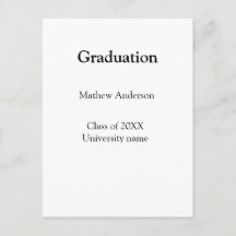 20XX年 大学名 卒業 名前 シンプル