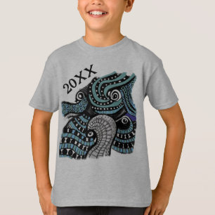 20XX抽象芸術グラフィックアートプリントTシャツ Tシャツ