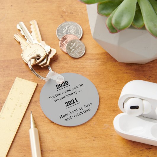 20XX最悪の年の悲観的なノベルティの可能性おもしろいあり キーホルダー (デスク)