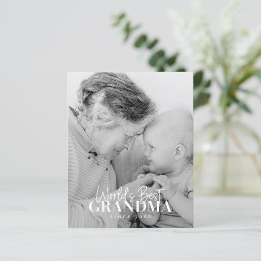 20XX最高の年から世界のおばあちゃんシンプルがシック写真 (スタンド正面)