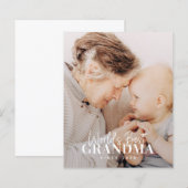 20XX最高の年から世界のおばあちゃんシンプルがシック写真 (正面/裏面)