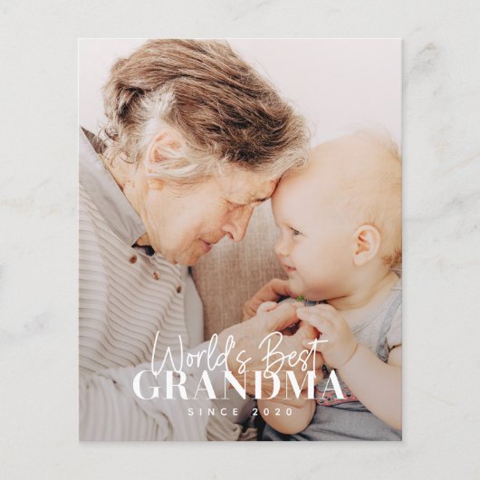 20XX最高の年から世界のおばあちゃんシンプルがシック写真 (正面)