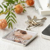 20XX最高の年から世界のおばあちゃんシンプルがシック写真 キーホルダー (側面)