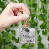 20XX最高の年から世界のおばあちゃんシンプルがシック写真 キーホルダー (手)