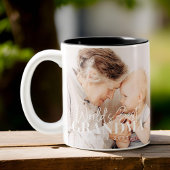 20XX最高の年から世界のおばあちゃんシンプルがシック写真 ツートーンマグカップ