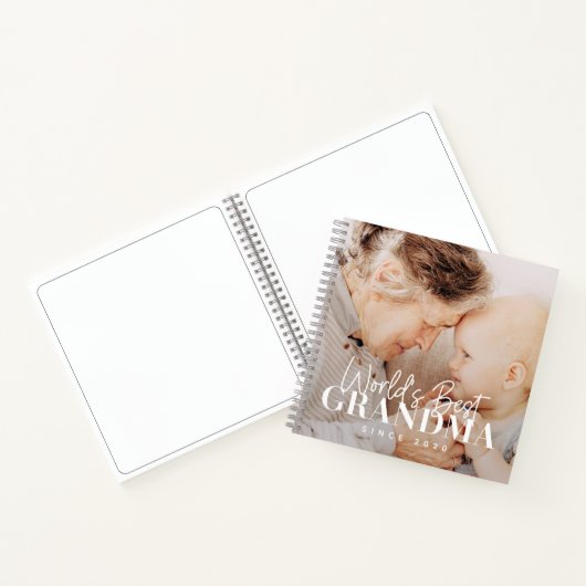 20XX最高の年から世界のおばあちゃんシンプルがシック写真 ノートブック (内部)