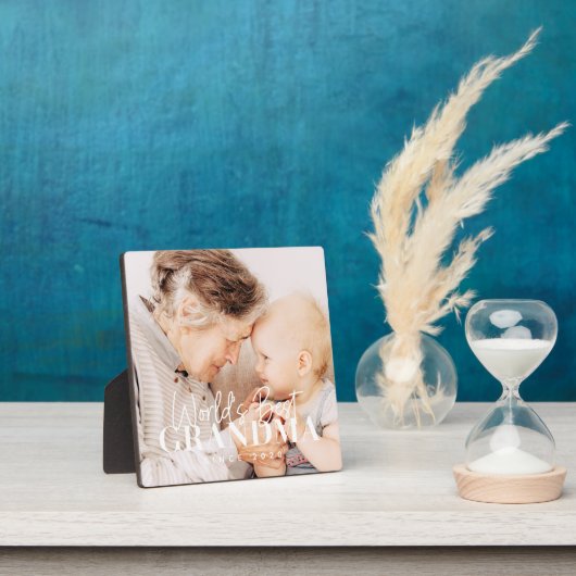 20XX最高の年から世界のおばあちゃんシンプルがシック写真 フォトプラーク (インサイチュ)