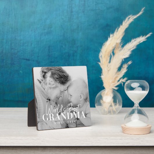 20XX最高の年から世界のおばあちゃんシンプルがシック写真 フォトプラーク (インサイチュ)