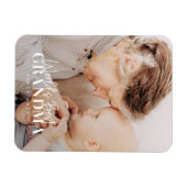 20XX最高の年から世界のおばあちゃんシンプルがシック写真 マグネット (横)