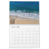 20xx熱帯ビーチモノグラムの素晴らしい写真 カレンダー (1月 2026)