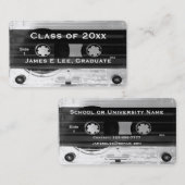 20xx級オーディオカセットテープカード コーリングカード (正面/裏面)