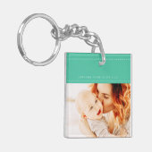 20XX素晴らし以降のMomのモダンシンプルスレッド写真 キーホルダー (正面左)