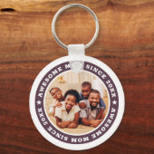 20XX素晴らし以降のMomのモダンシンプル写真 キーホルダー (正面)