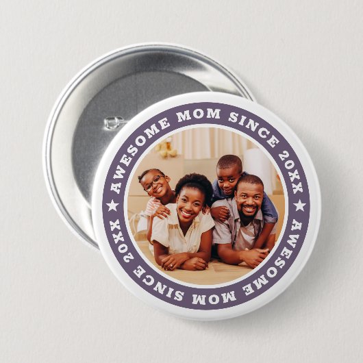 20XX素晴らし以降のMomのモダンシンプル写真 缶バッジ (正面&裏面)