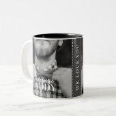 20XX素晴らし年のDaddyの写真シンプルエレガントより ツートーンマグカップ (正面左)