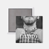 20XX素晴らし年のDaddyの写真シンプルエレガントより マグネット (正面/裏面)
