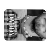 20XX素晴らし年のDaddyの写真シンプルエレガントより マグネット (横)