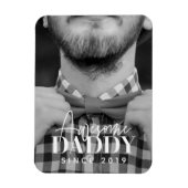 20XX素晴らし年のDaddyの写真シンプルエレガントより マグネット (縦)