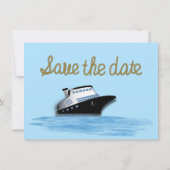 20XX遊航船の水彩画の保存日付 セーブザデート (裏面)