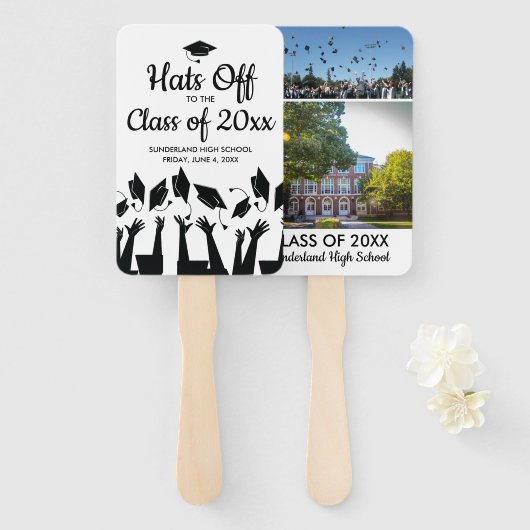 20XX高校卒業写真ファンクラス ハンドファン (正面&裏面)