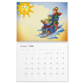 20XX -キッズカレカラフルンダー カレンダー (1月 2026)