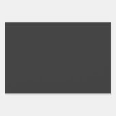 20XX Black and Whiteの卒業モダンクラス ラッピングペーパーシート (正面2)