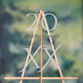 20XX bold le graduation name congrats school year  アクリルサイン (ニュートラル)