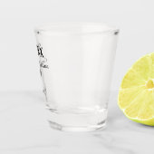 20XX bold letter congrats graduation name heart si ショットグラス (右)