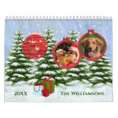 20XX CIYファミリフォト編集可能な壁 カレンダー (カバー)