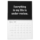 20XX Demotivational Wall Calendar for Accountants カレンダー (2月 2027)