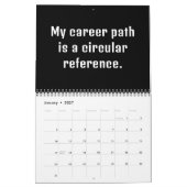 20XX Demotivational Wall Calendar for Accountants カレンダー (1月 2027)