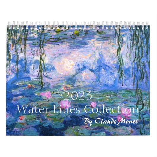 20xx Water Lilies Collection Calendar カレンダー (カバー)