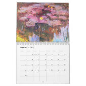 20xx Water Lilies Collection Calendar カレンダー (2月 2027)