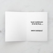 21おもしろい歳の誕生日 カード (内部)