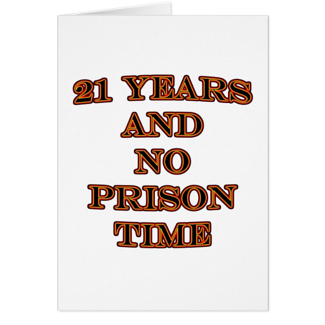 21および懲役刑無し (正面)