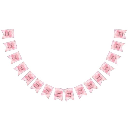 21および法律パーソナライズされた バンティングフラッグ (全)