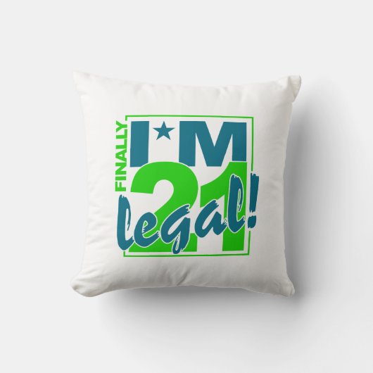 21および法的装飾用クッション クッション (正面)