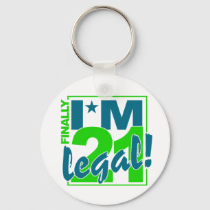21およびLEGALのキー・チェーン キーホルダー